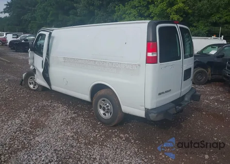 2019 GMC Savana 2500 Work Van из США, поврежденный, VIN 1GTW7AFG6K1363948